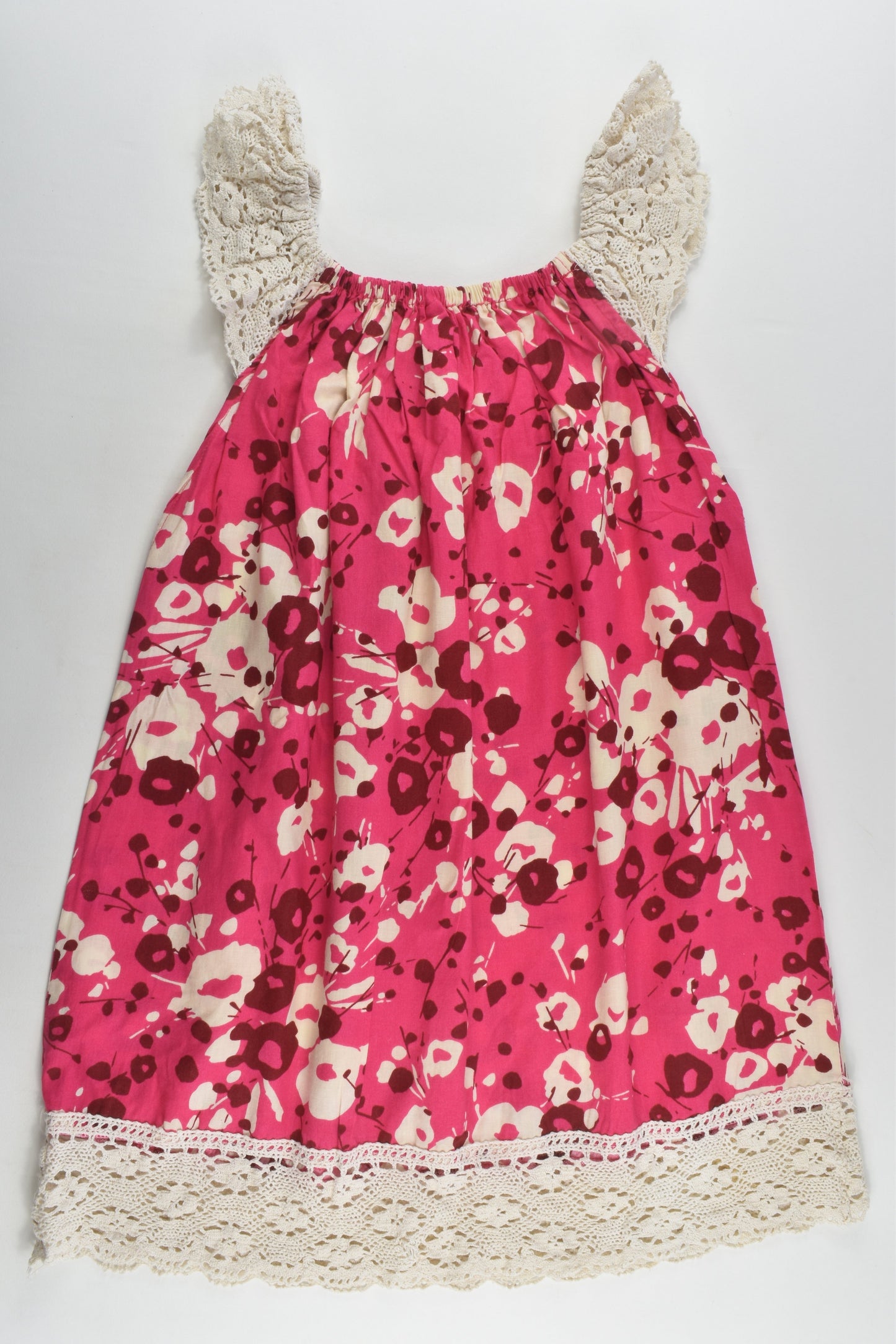 Pour Bebe by Couturekidz Size 6 Lace Hem Dress