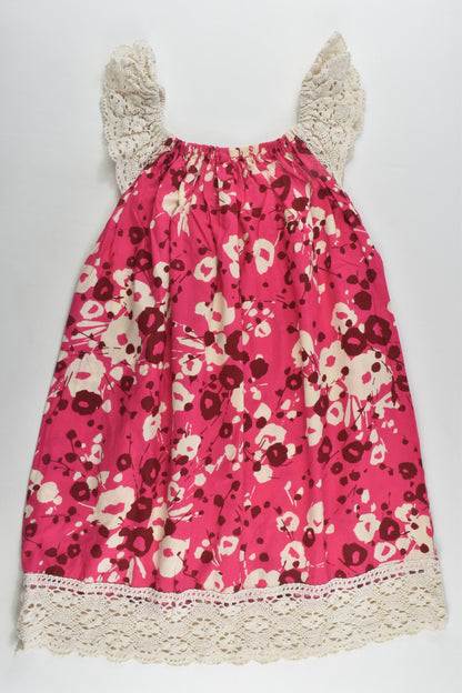 Pour Bebe by Couturekidz Size 6 Lace Hem Dress