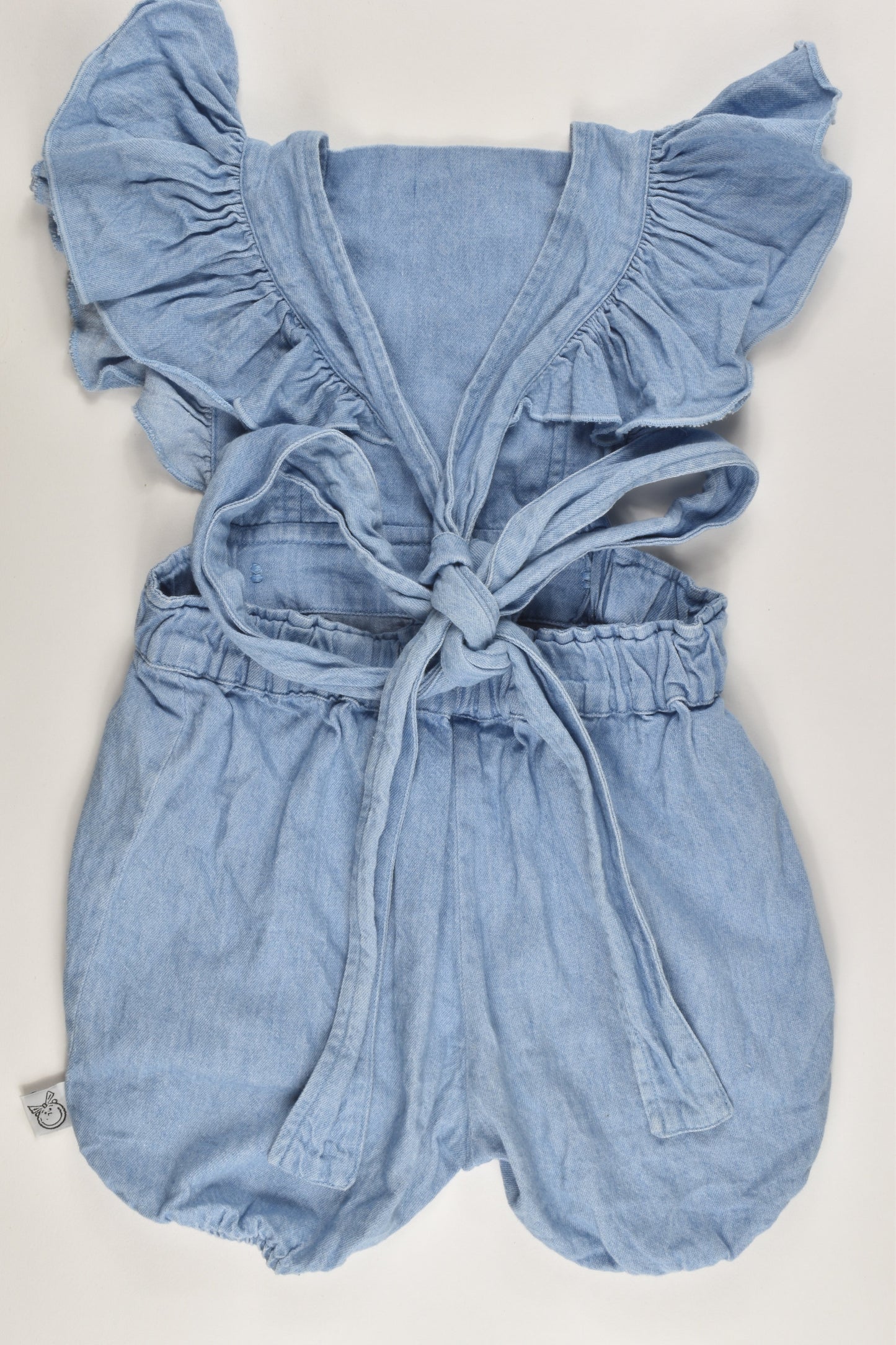 Pour Bebe Size 5 (Small sizing) Soft Stretchy Denim Playsuit