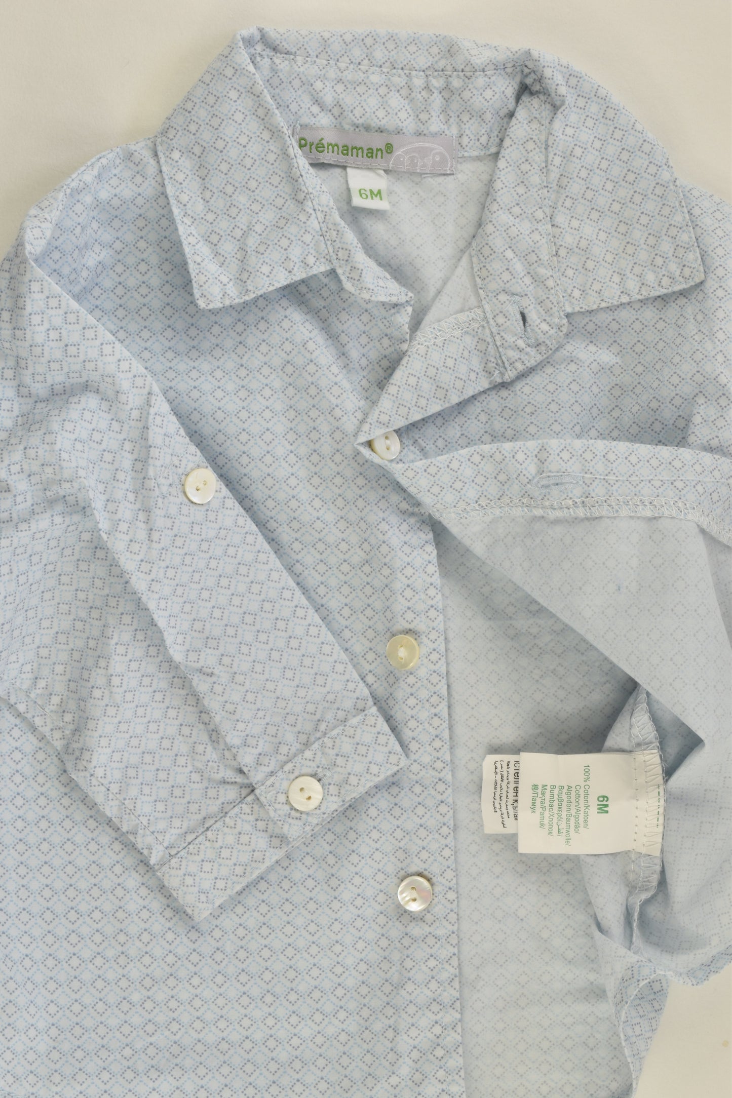 Prémaman (France) Size 00 (6 months) Collared Shirt