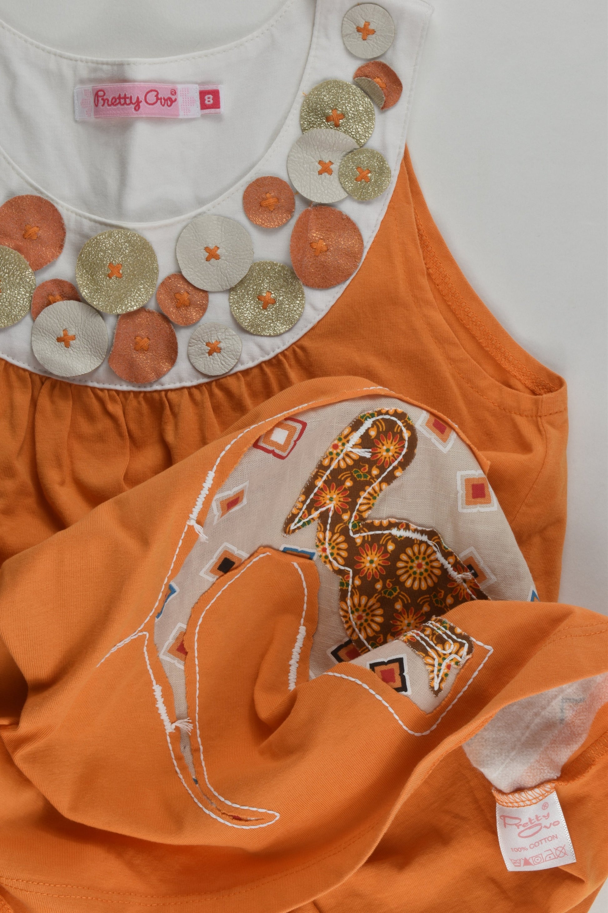 Pretty Ovo Size 4-5 Elephant Dress