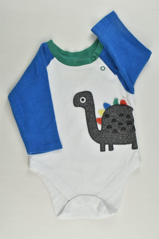 Primark Size 00 (3-6 months) Dinosaur Bodysuit