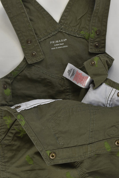 Primark Size 1 (12-18 months) Lizards and more Short Overalls