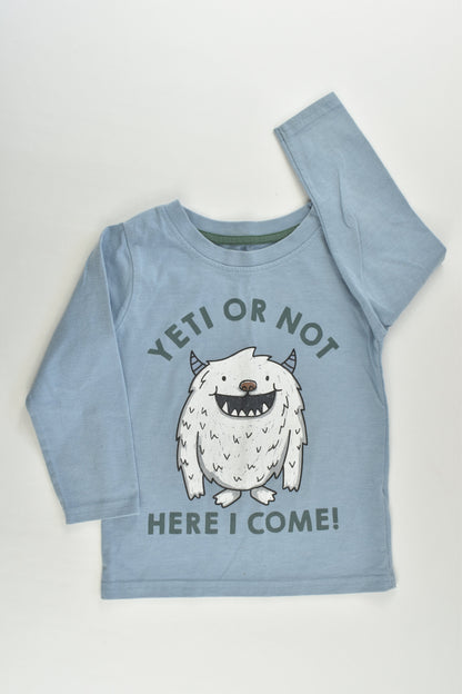 Primark Size 2 'Yeti Or Not' Top