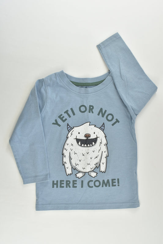 Primark Size 2 'Yeti Or Not' Top