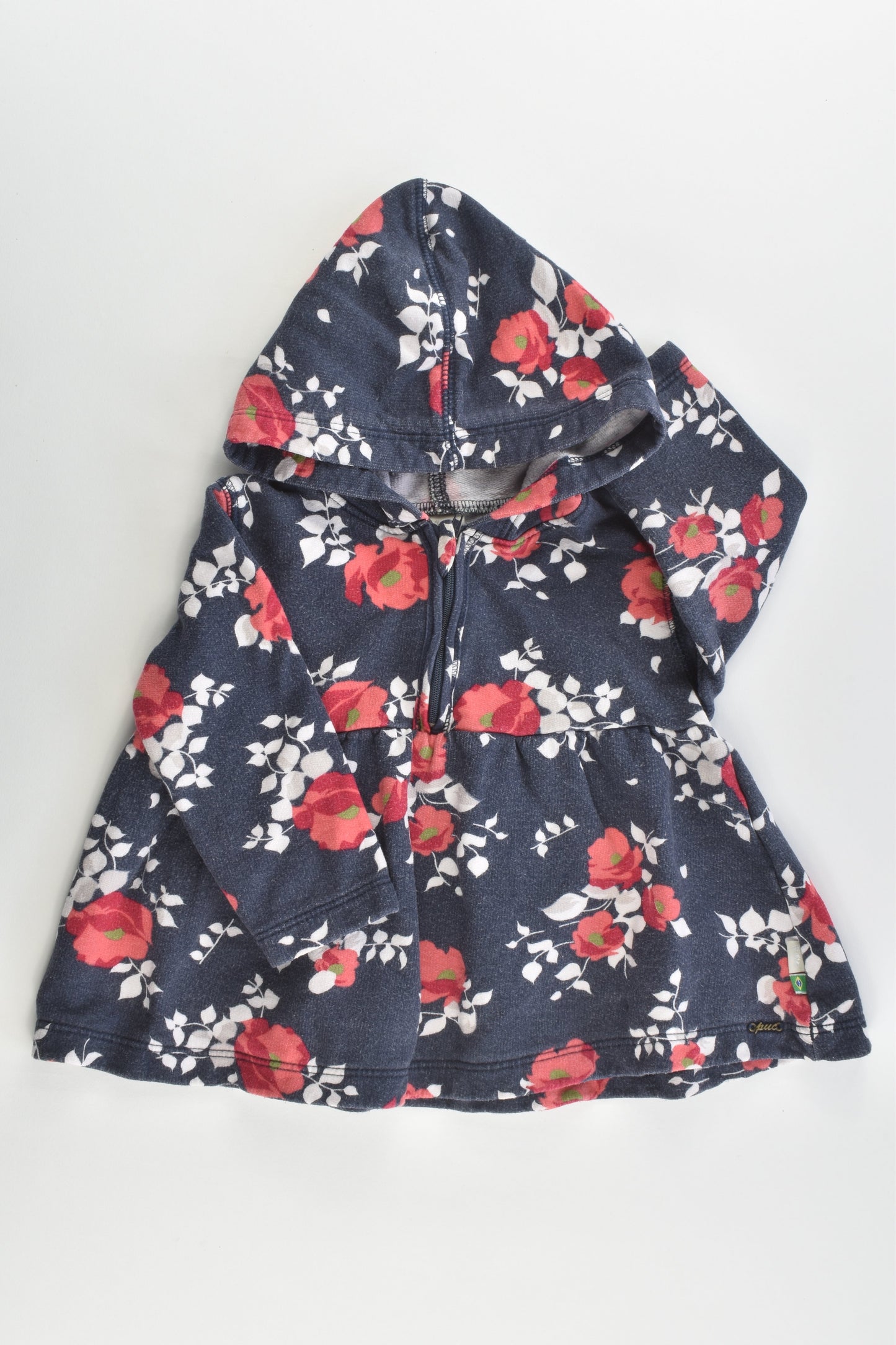 PUC (Brazil) Size 1 Floral Hooded Jumper