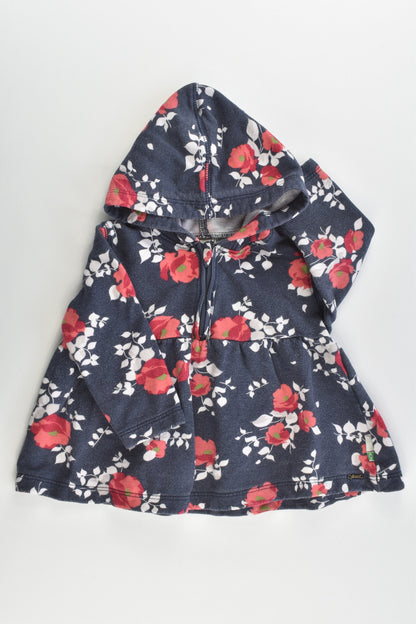 PUC (Brazil) Size 1 Floral Hooded Jumper