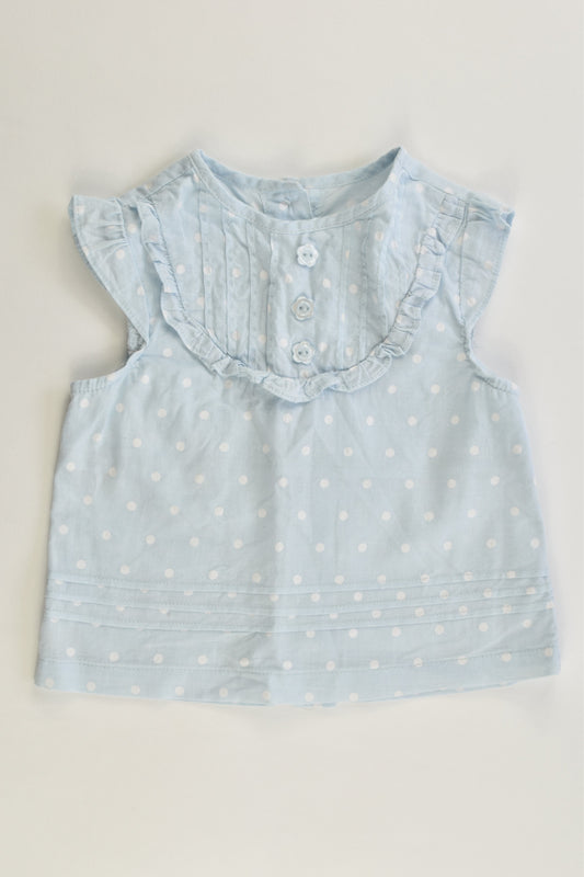 Puddle Ducklings Size 0 Blouse
