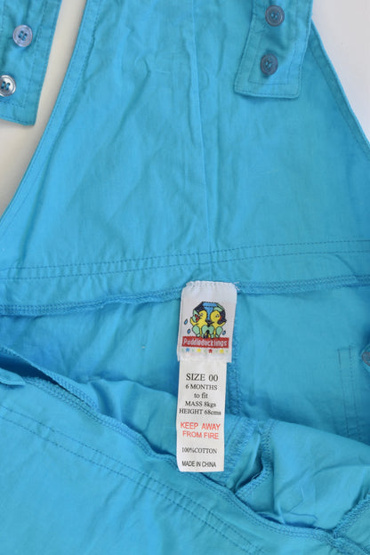 Puddle Ducklings Size 00 (Very generous) Short Overalls