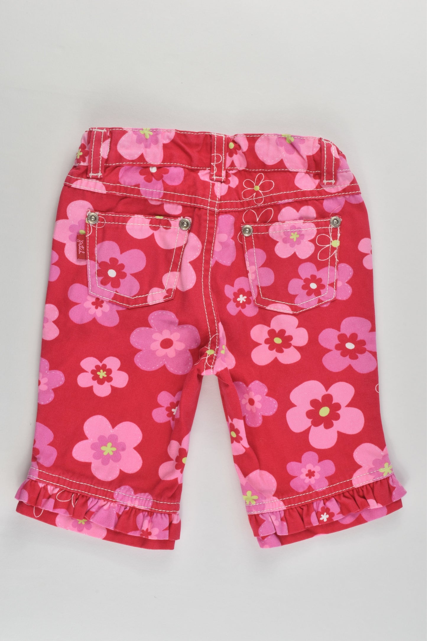 Pumpkin Patch (Old School) Size 0 Retro Flowers Shorts