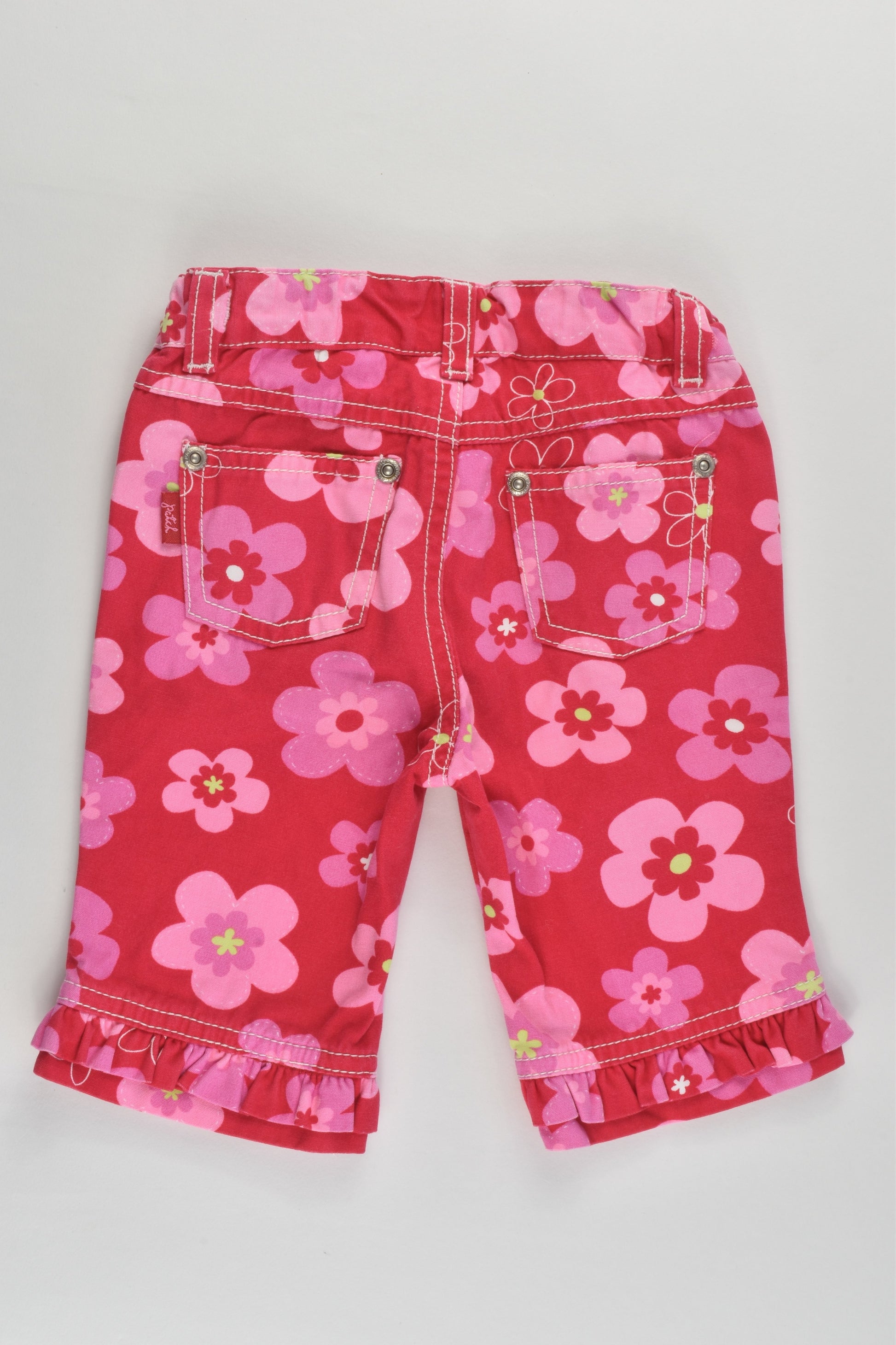 Pumpkin Patch (Old School) Size 0 Retro Flowers Shorts
