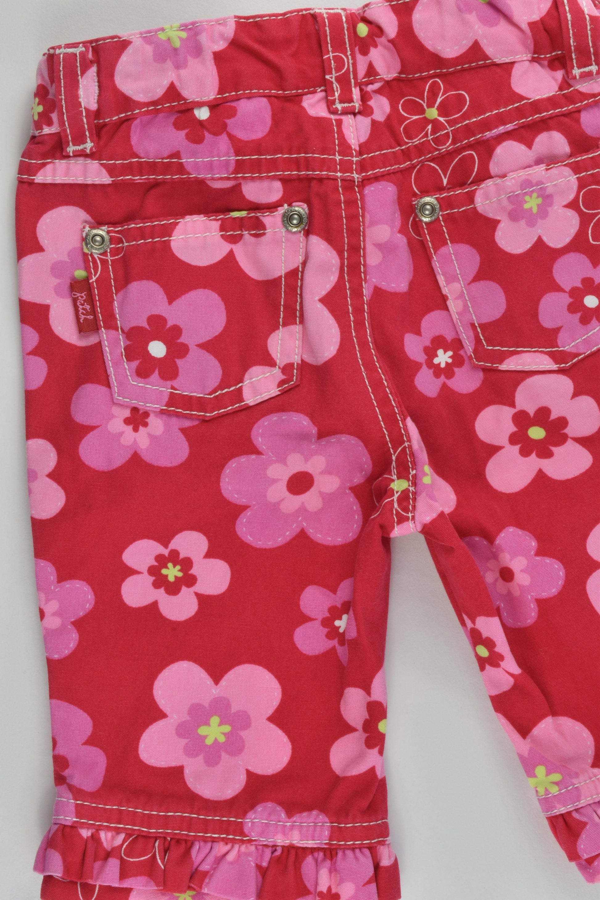 Pumpkin Patch (Old School) Size 0 Retro Flowers Shorts