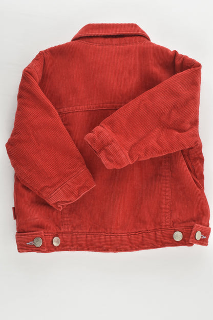 Pumpkin Patch (Old School) Size 1 Sherpa Lined Cord Jacket