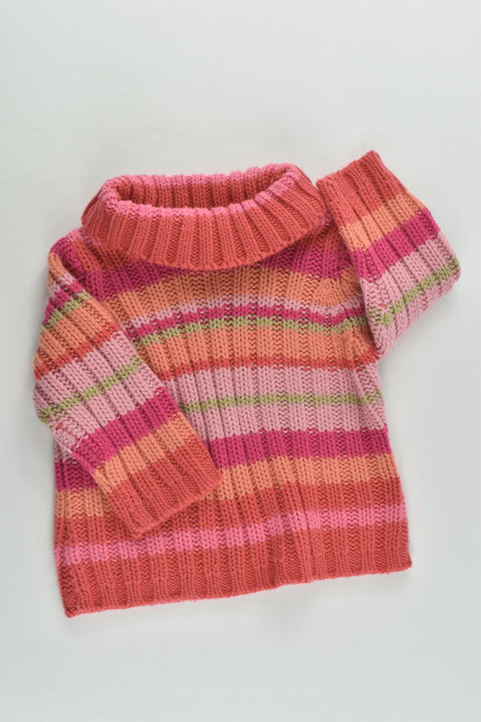 Pumpkin Patch (Older Style) Size 0 Turtle Neck Knitted Jumper