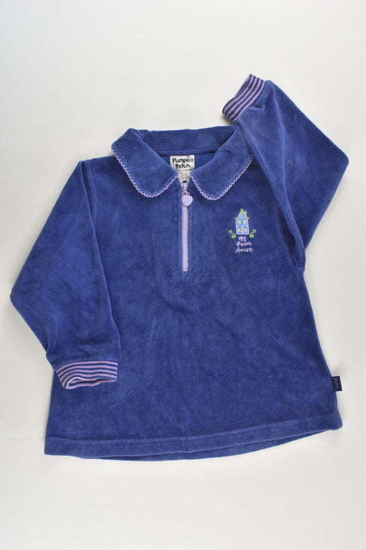 Pumpkin Patch (Older Style) Size 2 'My Patch House' Velour Jumper