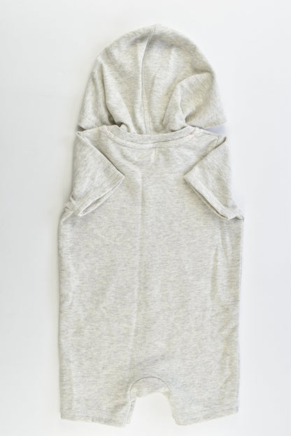 Pumpkin Patch Size 0 (6-12 months, 72 cm) Hooded Short Sweater Onesie