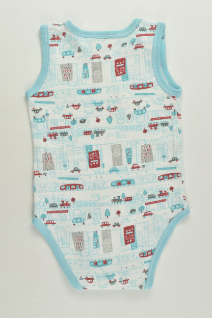 Pumpkin Patch Size 0 (6-12 months) City and Vehicles Bodysuit