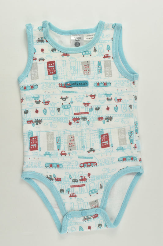 Pumpkin Patch Size 0 (6-12 months) City and Vehicles Bodysuit