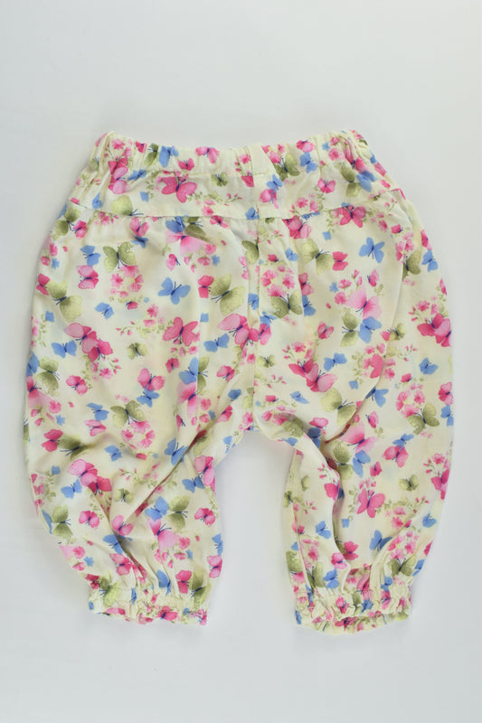 Pumpkin Patch Size 0 (6-12 months) Lightweight Floral Pants