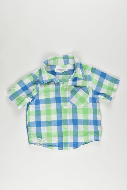 Pumpkin Patch Size 00 (3-6 months) Collared Shirt