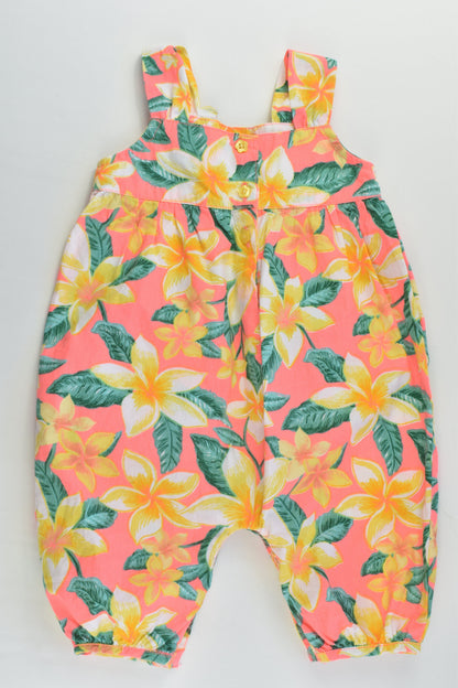 Pumpkin Patch Size 00 (3-6 months) Floral Playsuit