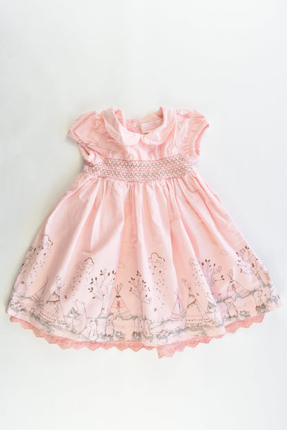 Pumpkin Patch Size 00 (3-6 months) Lined Dress