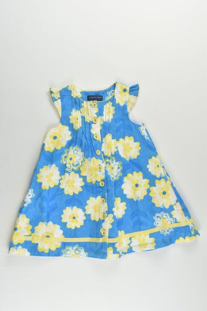 Pumpkin Patch Size 00 (3-6 months) Lined Floral Dress