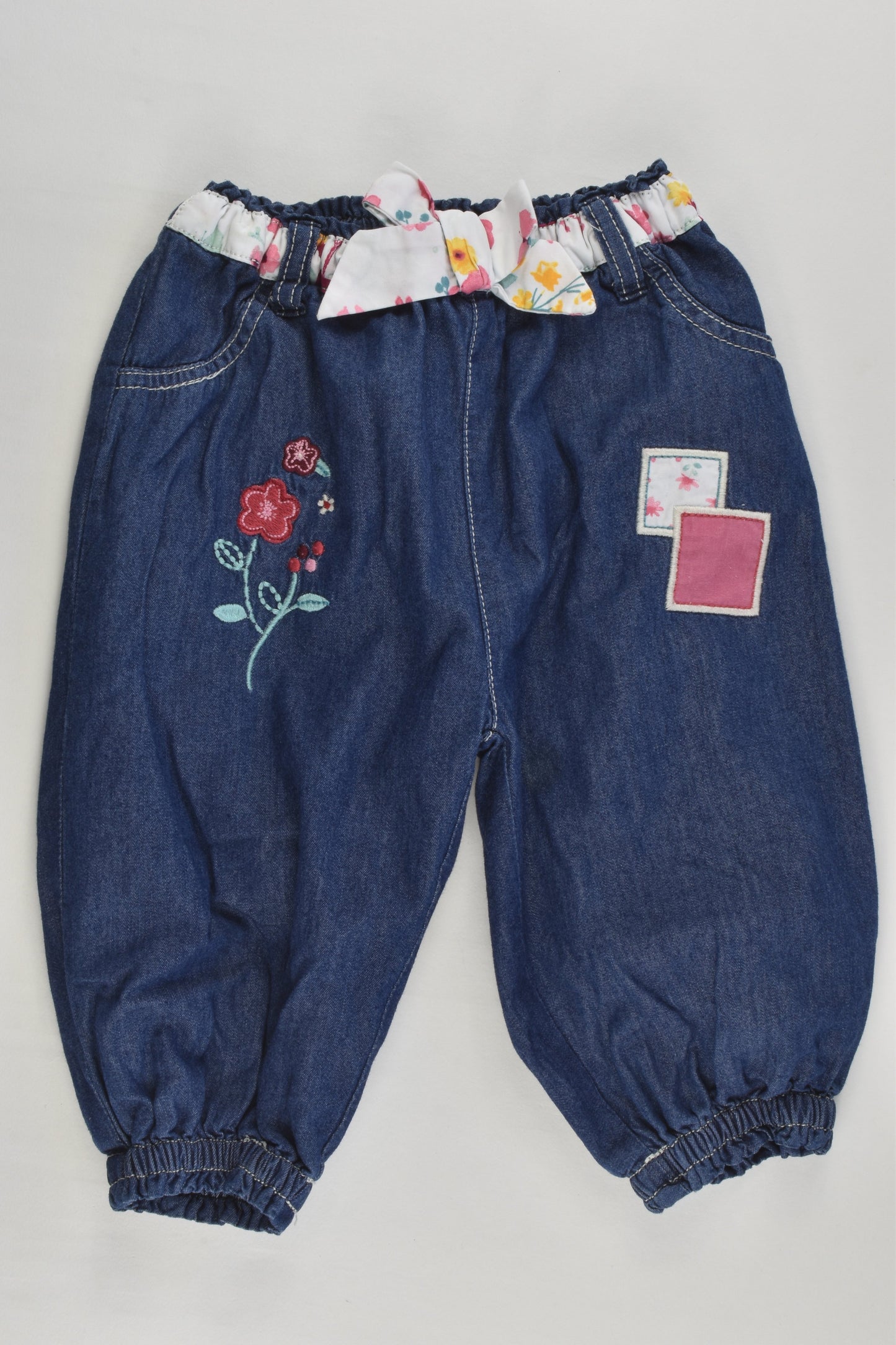 Pumpkin Patch Size 00 (3-6 months) Lined Lightweight Denim Pants