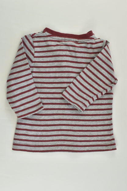 Pumpkin Patch Size 00 (3-6 months) Striped Top