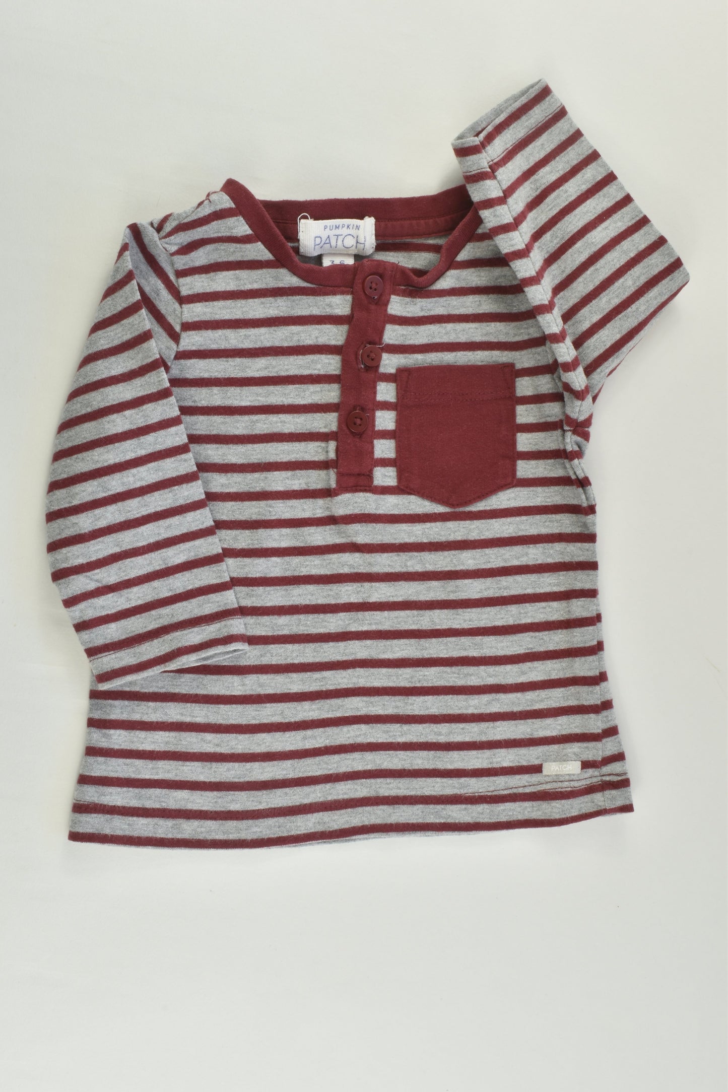 Pumpkin Patch Size 00 (3-6 months) Striped Top