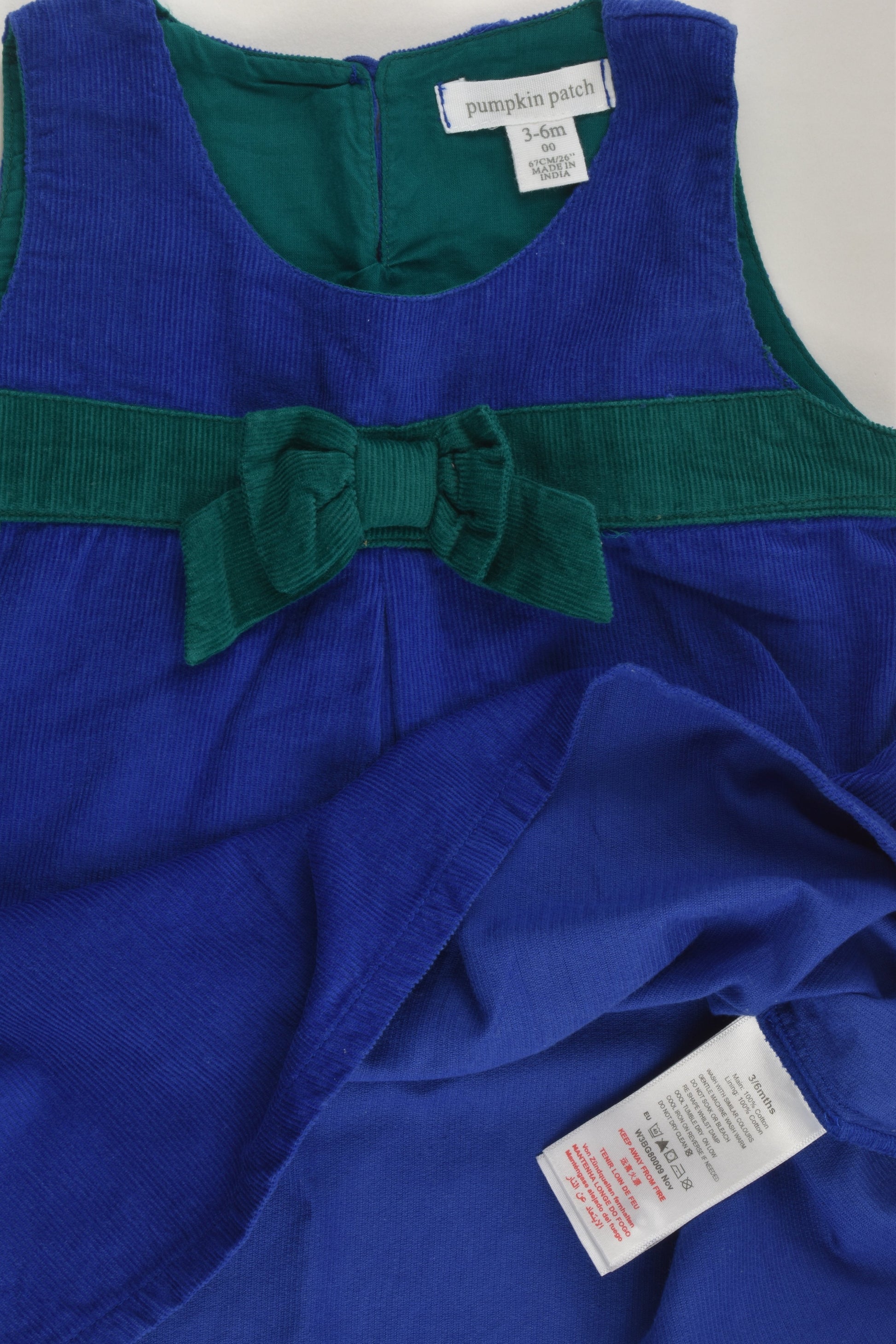 Pumpkin Patch Size 00 Lightweight Cord Dress