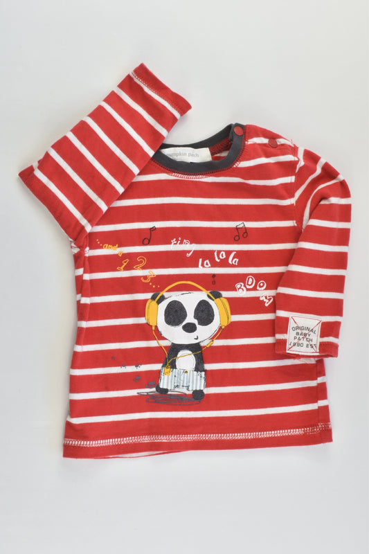 Pumpkin Patch Size 00 Music Panda Top