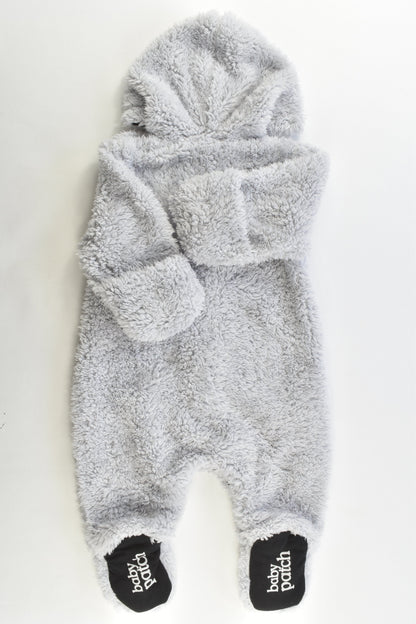 Pumpkin Patch Size 000 (0-3 months, 62 cm) Lined Fluffy Pramsuit