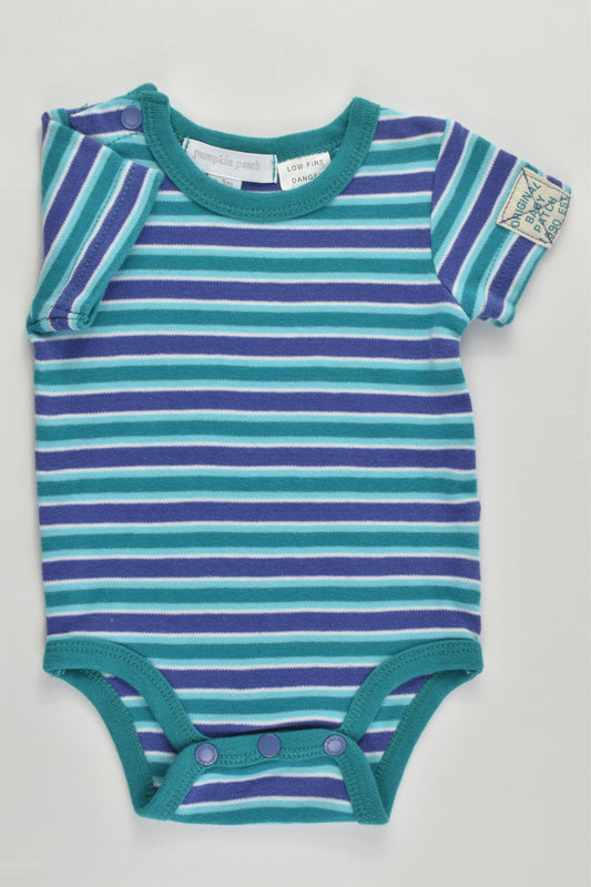 Pumpkin Patch Size 000 (0-3 months, 62 cm) Striped Bodysuit