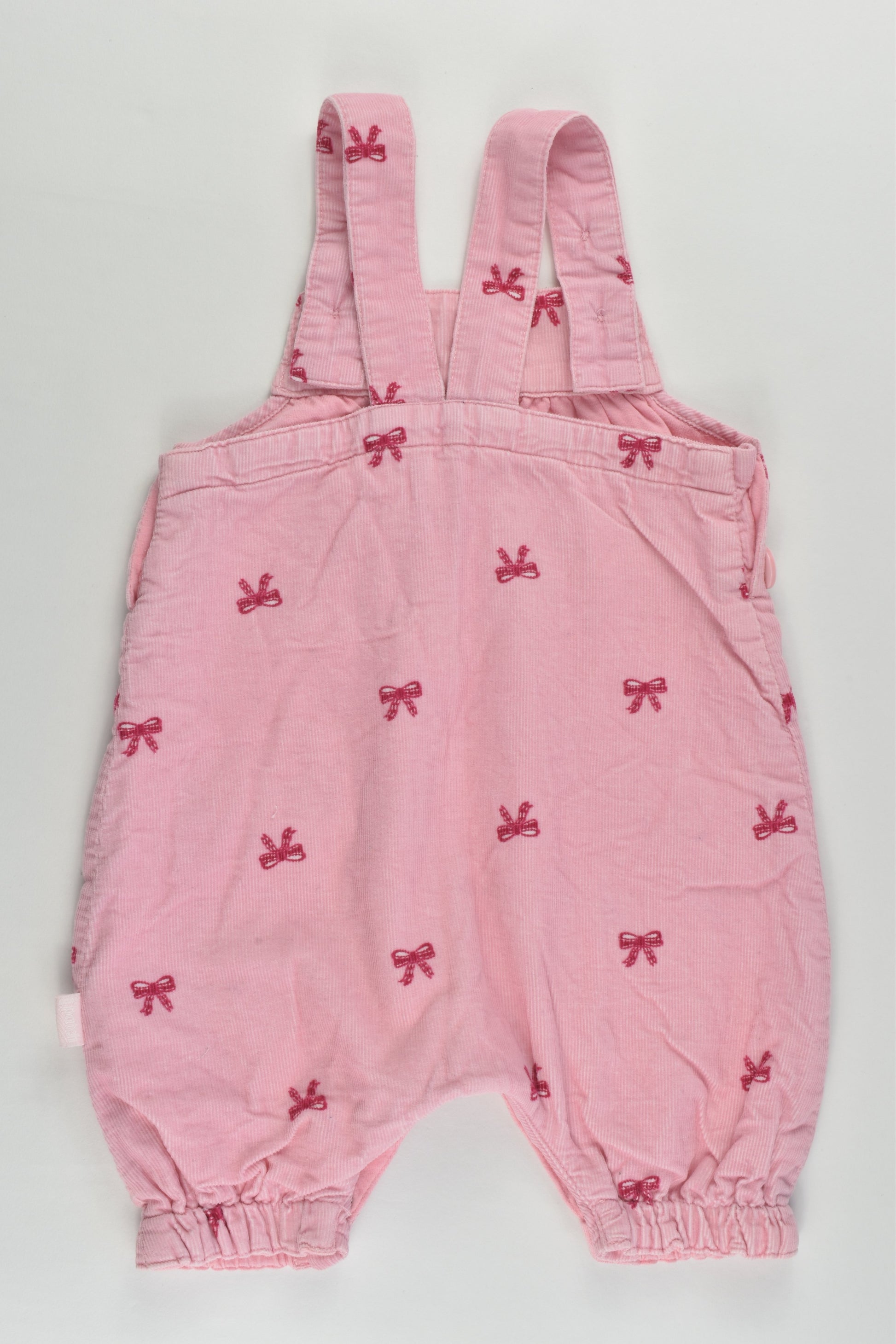 Pumpkin Patch Size 000 (0-3 months) Bows Lightweight Lined Cord Overalls