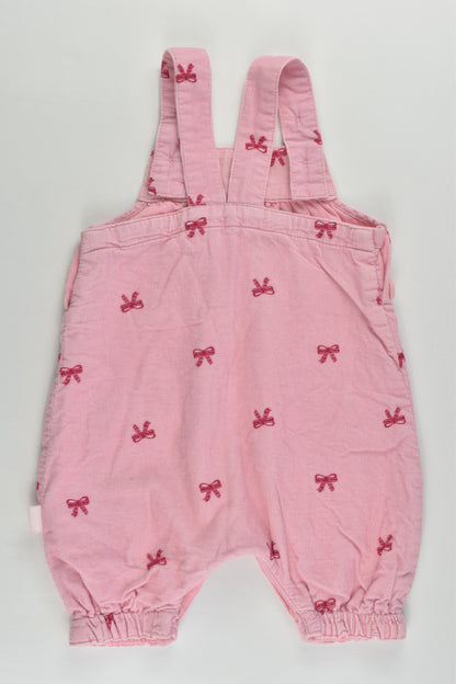 Pumpkin Patch Size 000 (0-3 months) Bows Lightweight Lined Cord Overalls