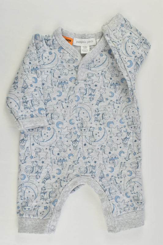 Pumpkin Patch Size 0000 Animals Romper