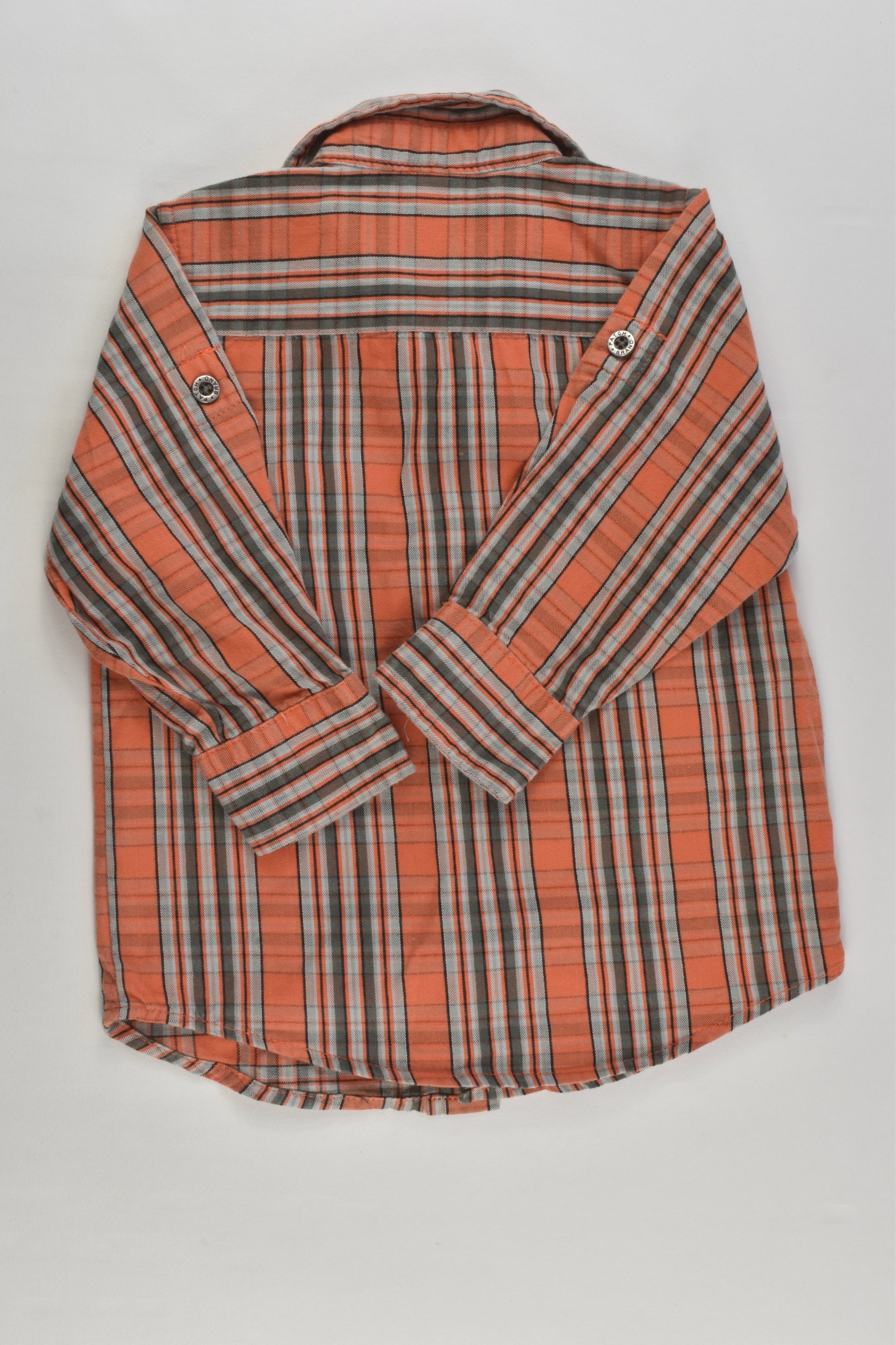 Pumpkin Patch Size 1 (12-18 months) Checked Shirt