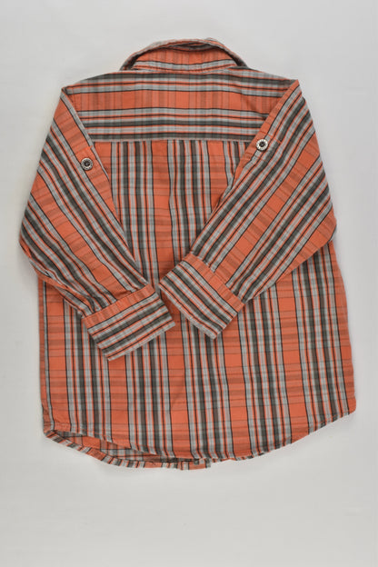 Pumpkin Patch Size 1 (12-18 months) Checked Shirt