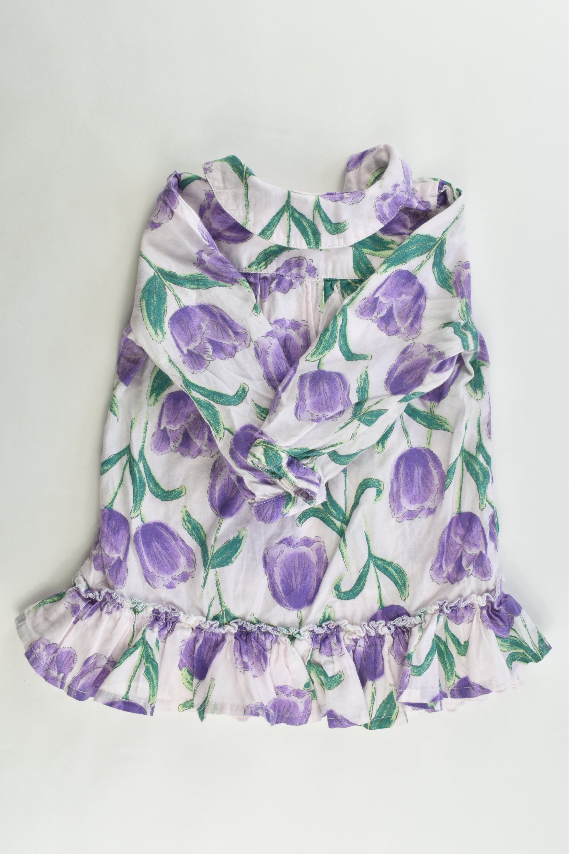 Pumpkin Patch Size 1 (12-18 months) Floral Blouse /Tunic