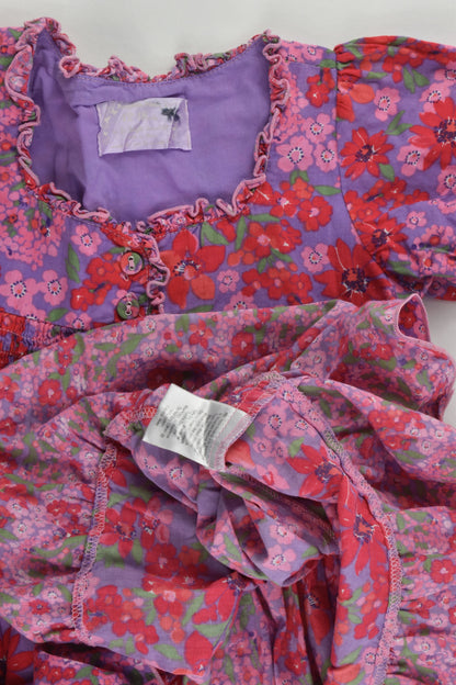 Pumpkin Patch Size 1 (12-18 months) Floral Dress