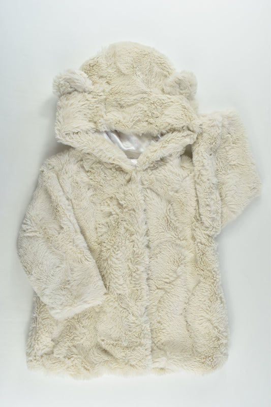 Pumpkin Patch Size 1 (12-18 months) Fluffy Jacket