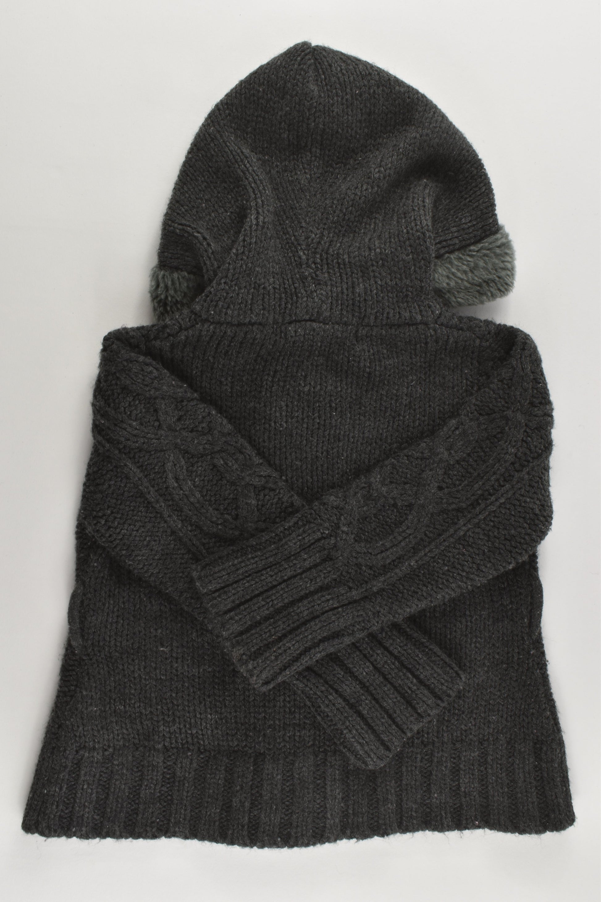 Pumpkin Patch size 1 (12-18 months) Hooded Knitted Jumper