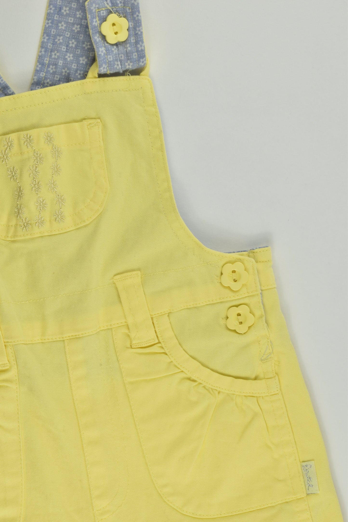 Pumpkin Patch Size 1 (12-18 months) Short Overalls
