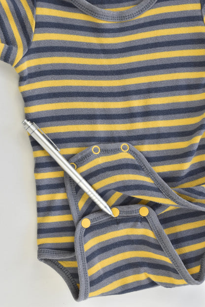 Pumpkin Patch Size 1 (12-18 months) Striped Bodysuit