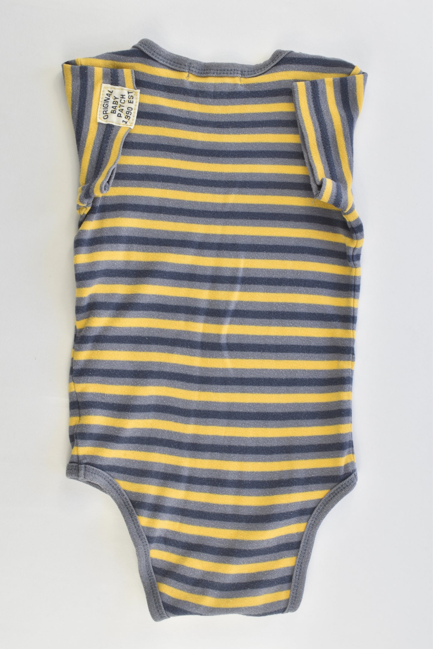 Pumpkin Patch Size 1 (12-18 months) Striped Bodysuit