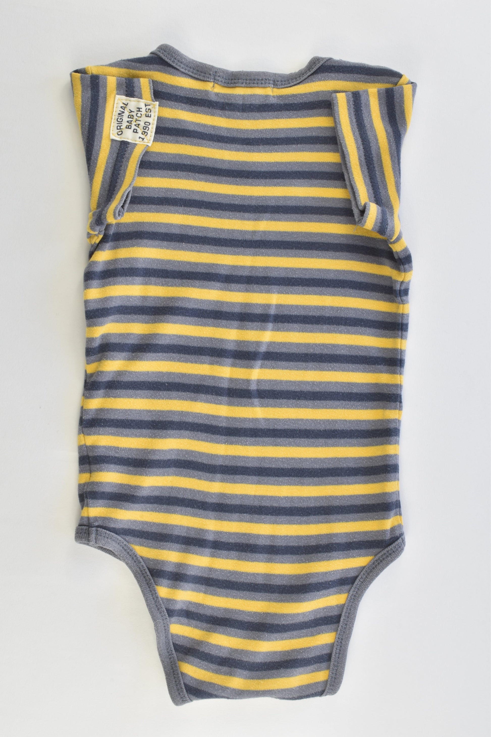 Pumpkin Patch Size 1 (12-18 months) Striped Bodysuit