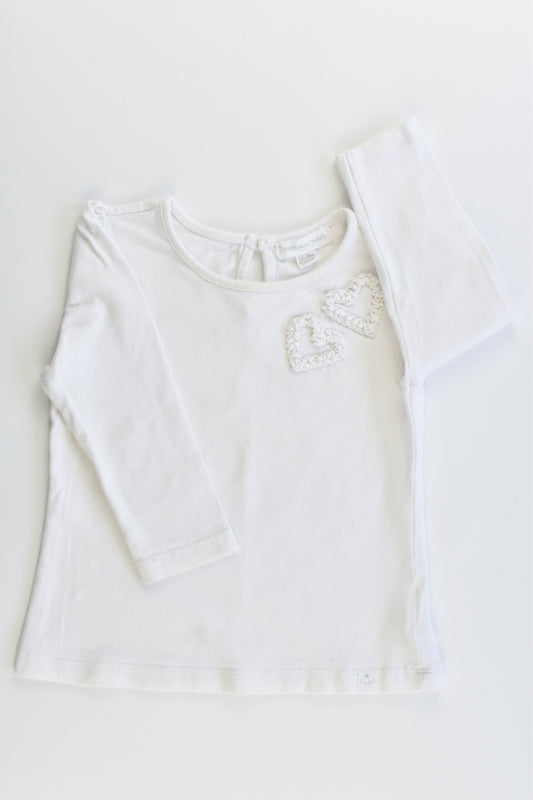 Pumpkin Patch Size 1 (12-18 months) Two Love Hearts Top