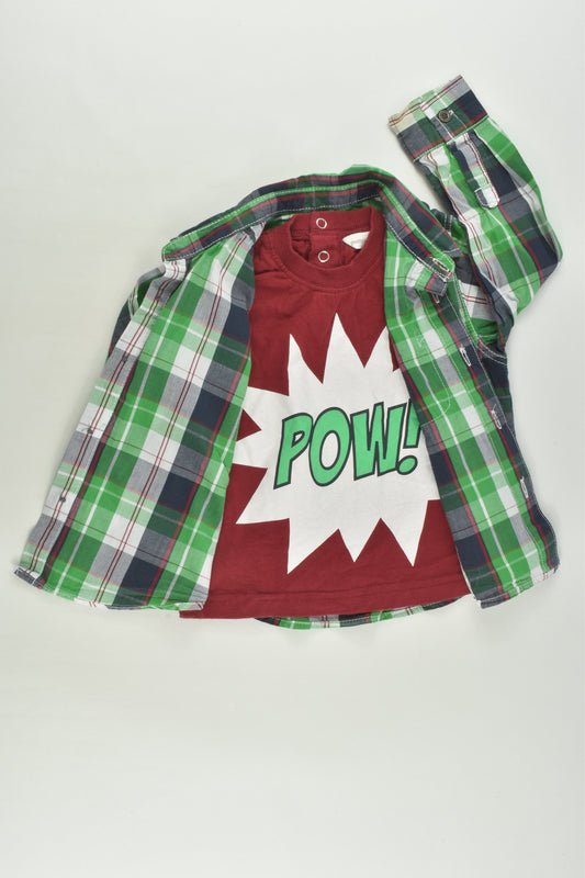 Pumpkin Patch Size 1 'Pow!' Shirt