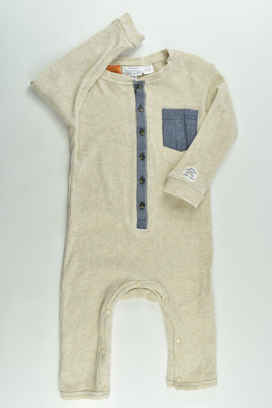 Pumpkin Patch Size 1 Waffle Playsuit